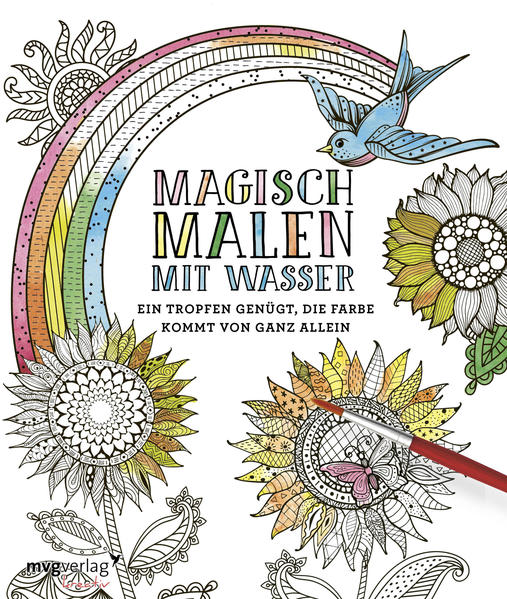 Das innovative Malbuch, um zu entspannen: Durch die besondere Farbtechnologie verwandeln sich die Bilder mit nur einem Tropfen Wasser zu lebendigen Kunstwerken. Filigrane Mandalas, abenteuerliche Unterwasserwelten und wunderschöne Landschaften warten darauf, in den verschiedensten Farben zu leuchten. Zusätzlich können die Seiten auch mit Buntund Filzstiften ausgemalt werden der Fantasie sind dabei keine Grenzen gesetzt! Dieses Malbuch ist ein Muss für alle, die im Alltag Entspannung suchen und positive Energie aus kreativem Arbeiten schöpfen wollen! ++ Ausgangssperre, Homeoffice, keine sozialen Kontakte? So furchtbar die aktuelle Corona- Krise ist, sie kann auch wahnsinnig langweilig sein. Dieses Buch ist eine prima Beschäftigung, bringt die Farben der Welt in deine eigenen vier Wände und hilft dir in Zeiten der Isolation deine Kreativität auszuleben. Bleib gesund! ++