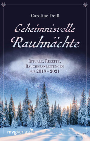 Die Rauhnächte, die zaubervollen zwölf Schicksalstage zwischen Weihnachten und dem Dreikönigstag, gelten seit alters her als magische Schwellenzeit, in der gefeiert, Rückschau gehalten und orakelt wird. In dieser Jahresphase stehen die Tore weit offen und laden uns ein, mit dem unsichtbaren Reich in Kontakt zu treten, um die Vergangenheit und die Zukunft zu deuten. Die Räucherexpertin Caroline Deiß gibt einen faszinierenden Einblick in die mythologischen Hintergründe und liefert leckere Rezepte sowie Anleitungen zu Ritualen und Räucherungen. Neben sieben weiteren, oft unbeachteten Rauhnächten, geht sie speziell auf die Jahre 2019, 2020 und 2021 ein und zeigt, welche Rolle die Planeten, die Symboltiere und unsere Träume in dieser Zeit spielen.