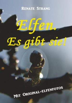 Dieses Buch möchte Sie davon überzeugen, dass es Elfen wirklich gibt. Es erzählt von den Aufgaben der Elfen auf der Erde, von ihrer Heimat in der Anderswelt und erklärt, was und wie die Naturwesen wirklich sind. Die Autorin hat die Gabe, gelegentlich Elfen zu sehen, mit ihnen zu reden und vor allem, sie zu fotografieren. Anhand von 68 Original- Elfenfotos gibt sie einen kleinen Einblick in die faszinierende Vielfalt der wunderbaren Wesen. Nicht alle Menschen können die Elfen auf den Fotos sehen. Für das Buch wurden jedoch Bilder ausgewählt, auf denen die Elfen gut zu erkennen sind.