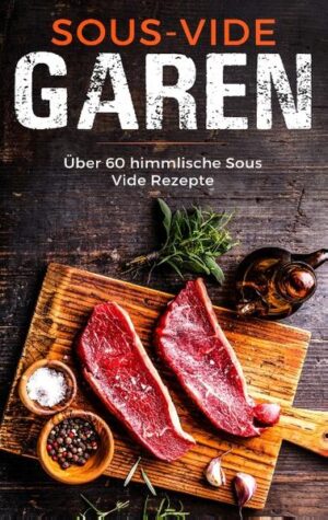 Mehr als 60 geniale Sous Vide Garen Rezepte - Fisch, Fleisch, Vorspeisen, Desserts, Exotisches und vieles mehr! » Du suchst nach einem Sous Vide Kochbuch für Anfänger? » Du suchst nach vielfältigen Sous Vide Rezepten zu jedem Anlass? » Du möchtest Sous Vide Garen wie die Profis und bald schon selber von Freunden & Verwandten zum "Sous-Vide-Meister" betitelt werden? Dann ist dieses Sous Vide Garen Kochbuch genau das Richtige für dich! Mit diesem Buch hast du den perfekten Begleiter für den Einstieg in die Welt des Sous Vide Garens! Hier mal nur ein kleiner Einblick in die Rezepte sowie die Inhalte, die dich unter anderem erwarten: » Himmlische Vorspeisen, die den Appetit anregen » Unzählige Fleischgerichte (Hähnchen, Rind, Schwein, Kalb, Ente und viele mehr) » Zahlreiche Fisch- und Meeresfrüchte Gerichte » Exotische, Vegetarische und außergewöhnliche Rezepte » Desserts, Snacks und vieles mehr - lass dich überraschen! Und damit du ein Bild davon bekommst, was für Sous Vide Rezepte dich unter anderem genau erwarten, hier noch ein kleiner Einblick: » Vanille-Hähnchenbrust mit Honig-Karotten » Entenrolle im Baconmantel » Lachsfilet mit Brokkoli-Salat » Pulposalat mit Salicornes » Thunfischsteak auf Kokos-Spinat » Süsskartoffel-Spiralen mit Thymian » Kartoffelpüree, Weisser Spargel und vieles mehr! Sichere dir daher jetzt noch das das Sous Vide Rezeptbuch für Anfänger!