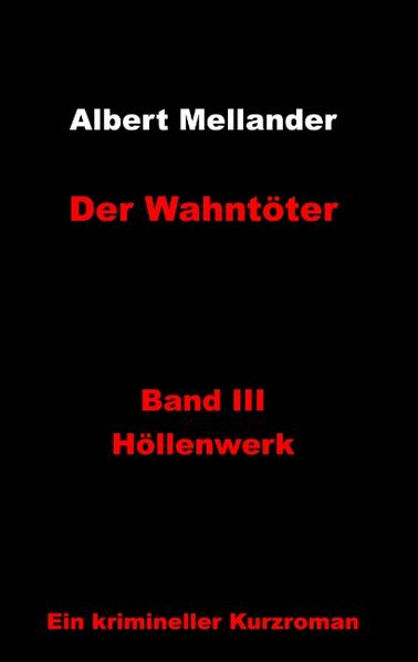 Dies ist der dritte kriminelle Kurzroman der Wahntöter- Reihe! Schauplatz des Verbrechens ist eine Fabrikruine. Darin ein von Menschenknochen übersähter Grillplatz. Umgeben von einer verblüffenden Hölle voll der tragikomischen Gestalten und Momente. Ein geheimer Friedhof, das Grabkreuz einer legendären Totenwelt und ein Gefangenenkäfig bergen weitere Rätsel und Gefahren... Mittendrin der Wahntöter mit seiner treffsicheren wie attrktiven Adjutantin Edina. Auf sich allein gestellt, verliert sich ihre Kannibalenjagd in einem realen Alptraum... Letztendlich siegt das Licht über das Dunkel. In einem unerwarteten Höllenspektakel, welches der Wahntöter selbstironisch zu inszenieren versteht. Diese Geschichte ist die Hölle, der Tod und das Leben. Sie ist eine eigene Welt und Vorstellung. Sie ist ein gläsernes Luftschiff in strahlender Silvesternacht. Kommt und seht... Lest den Wahntöter!