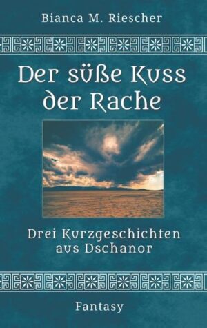 Neugierig, wie ein fahrender Sänger die Macht der Kriegsgöttin Yenaya hautnah zu spüren bekommt, eine Prinzessin kurz vor ihrer Vermählung einem verführerischen Fremden begegnet oder ein Sklave mehr zu sein scheint, als auf den ersten Blick zu erkennen ist? Dann lassen Sie sich von diesen drei Kurzgeschichten in die abenteuerliche Low Fantasy-Welt von Dschanor entführen eine von Kriegsgöttern beherrschte, archaische Welt, die Bianca M. Riescher für ihre beiden Romane, die im Wiener Verlag ohneohren erschienen sind, ersonnen hat: Mitternachtsrot Eine Erzählung aus Dschanor (2015) Yenayas Smaragd Eine zweite Erzählung aus Dschanor (2017)