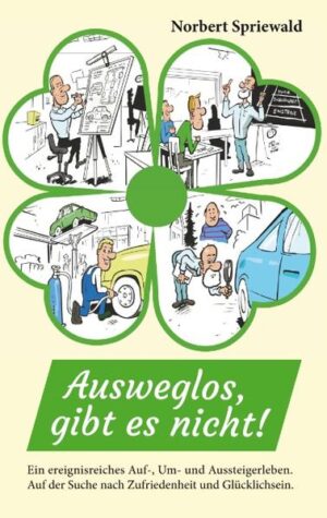 Ein ereignisreiches Auf-, Um- und Aussteigerleben. Auf der Suche nach Zufriedenheit und Glücklichsein. Mitten aus dem Leben eines Alt 68-ers. Episoden eines Volksschülers, Kfz-Mechanikers, Studenten, Trampers, Kfz-Ingenieurs, Systemanalytikers, Managers, Hausmannes, Assessors für Volks- und Betriebswirtschaft, Wirtschaftspädagogen, Berufschullehrers und Sachverständigen für Kfz-Technik, alles in der Person des über 70-jährigen Autors. Eine romanhafte Biografie, eingebettet in viele prägende, private Erlebnisse und persönliche Erfahrungen aus der Arbeitswelt.