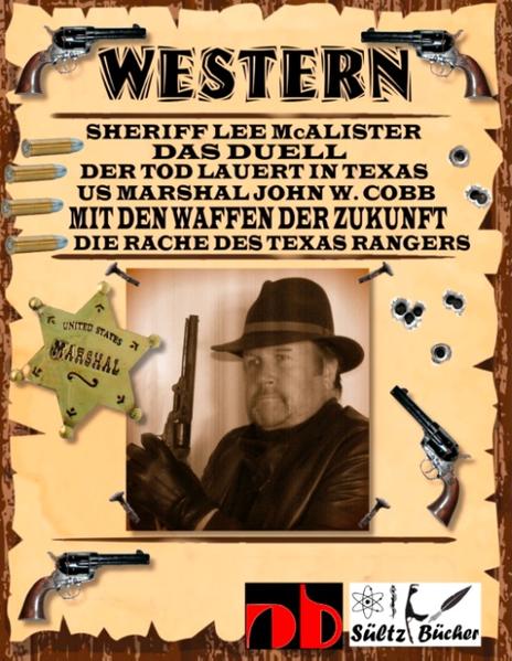 Vier Western erwarten Sie. Manchmal mit etwas Science Fiction angehaucht. In DAS DUELL kämpft Sheriff Lee McAlister um Recht und Ordnung. Um Wasserversorgung und Rindersterben geht es in DER TOD LAUERT IN TEXAS. Weiterhin muss Marshal John W. Cobb gleich zwei Städte retten, in MIT DEN WAFFEN DER ZUKUNFT. Die letzte Geschichte ist DIE RACHE DES RANGERS. Alles spielt um 1880. Was spielte sich um 1880 in Deutschland ab? KONSTANZES VERMÄCHTNIS zeigt es als Zugabe. Eine weitere Zugabe spielt 100 Jahre nach der Wild West-Zeit: HOKA HEY