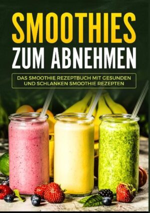 Smoothies zum Abnehmen | Das Smoothie-Rezeptbuch mit gesunden Smoothie-Rezepten Der Sommer naht und deine Strandfigur ist noch nicht so, wie sie sein sollte? Du willst unbedingt abnehmen, aber ganz ohne aufwendige Fitnessrezepte? Dann ist dieses Rezeptbuch das Richtige für dich! In diesem Rezeptbuch gibt es zahlreiche Smoothies, die dir beim Abnehmen helfen werden. Doch nicht nur Rezepte zum Abnehmen sind in diesem Buch enthalten, auch sonstige Tipps und Tricks, die dir beim Abnehmen helfen werden, findest du hier ganz bestimmt! Produktdetails: - zahlreiche Smoothie-Rezepte - Tipps und Tricks zum Abnehmen - schnelle Rezepte - einfache Zubereitung In dem Smoothie-Kochbuch erwarten dich unter anderem Rezepte wie: >> Chia-Smoothie mit Aprikosen >> Süßer Smoothie mit einem Hauch Schokolade >> Bananen-Grapefruit-Smoothie >> Gemüse-Smoothie >> Matcha-Smoothie >> Und viele weitere - Lass dich überraschen!