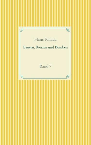 Fallada schrieb einen Kleinstadtroman, der schildert wie Bauernführer und Nationalsozialisten die vorhandene Unzufriedenheit der Bürger und Bauern benützen, um gegen das, was man Republik nennt, vorzugehen. Dabei schildert er auch das Leben in einer Kleinstadt mit allem, was dazugehört