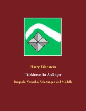 Telekinese, also das nicht- physische Bewegen von Gegenständen, ist auf den ersten Blick etwas ungewöhnlicher als Telepathie. Sie ist aber durchaus ein Teil des Alltags, auch wenn man sie nicht gleich überall, wo sie auftritt, als solche erkennt. Wenn jemand im Karate mit der Hand einen Backstein zerschlägt oder jemand in Not plötzlich ein Auto anheben kann was ist das? Es gibt auch Menschen, die einen Raum ergreifen und erfüllen, sobald sie den Raum betreten wie machen diese Menschen das, daß man das geradezu physisch spüren kann? Es gibt zum Glück einen einfachen Versuch, mit denen man Telekinese im Sinne des "bewegen ohne zu berühren" direkt nachweisen kann, sowie eine Vielzahl von spielerischen Experimenten, mit denen man die Telekinese dann weiter erforschen und üben kann. Schließlich läßt sich aus den Beobachtungen ein einfaches Modell herleiten, das die Phänomene beschreibt und das Üben der Telekinese deutlich erleichtert.