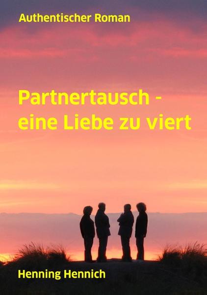 "Partnertausch - eine Liebe zu viert" ist ein authentischer Roman über zwei seriöse Ehepaare, die im Alter von 61 Jahren ihren Wunsch nach einem liebevollen Partnertausch in die Tat umsetzen und sich zu ihrer eigenen Überraschung schon bei der ersten Begegnung aus tiefster Seele ineinander verlieben, so dass aus den beiden Ehepaaren zwei unzertrennliche Paare werden - jeweils mit dem Partner des anderen. Von Stund an unternehmen sie alles gemeinsam und erwerben ein wunderschönes Anwesen in Süddeutschland. Überschattet wird diese Liebesgeschichte davon, dass eine der vier Personen mit einem völlig unerwarteten, sehr ernsten Problem konfrontiert wird und sich dadurch vieles verändert. Es ist ein ganz und gar ehrliches Buch