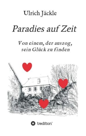 ‚Ein Architekt bricht mit der Gesellschaft und wandert nach Frankreich aus, um dort alte Ruinen wieder zu neuem Leben zu erwecken. Er schafft sich ein Paradies mit vielen Tieren und einem eigenen Weinberg. Mit seinem alten Citroen und seiner Honda streift er durch die Landschaft und genießt das Leben, seinen Hund immer an seiner Seite. Es begleitet ihn seine Frau, die aber krank wird und später stirbt.‘ Ulrich Jäckle, geboren 1953 erzählt in einfacher flüssiger lockerer Sprache den gelungenen Versuch, es anders zu machen. Dem Schicksal jedoch entkommt niemand.