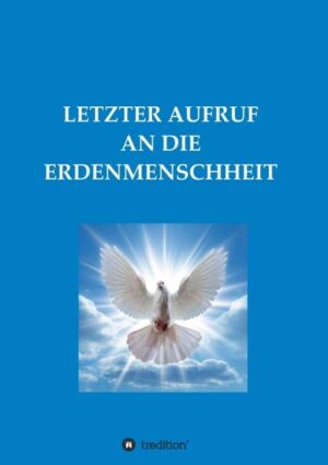 Es mag unglaublich klingen, aber wir werden heute in fast allen wichtigen Lebensfragen durch Lügen irregeführt. Diese uns vorgegebenen Lügen werden zwar als „Tatsachen und Fakten“ bezeichnet, stehen aber im krassen Widerspruch zu den Naturgesetzen, den Ewigen Gesetzen. Aber nur wer die Ewigen Gesetze kennt, kann sich diesen fügen und somit in der Wahrheit leben. Jede sich diesen Ewigen Gesetzen widersetzende kleinste Abweichung unseres Wirkens führt zu persönlichem Leid und öffnet die Tore für negative Einflüsse. Blinder Glaube ist genauso verwerflich wie innerliche Bequemlichkeit und Trägheit. Bewegung fordern die ewigen Gesetze! Und in der Mitbewegung jedes Einzelnen liegt dessen zukünftig gesegnetes Leben und Mitwirkendürfen in der Schöpfung. Das Ihnen vorliegende Büchlein ist das Gemeinschaftswerk einer Zusammenarbeit, die weit über das rein irdische Erfassenkönnen hinausgeht und vom HERRN geführt wurde. Es beinhaltet dessen „letzten Aufruf“ an die Erdenmenschheit, der nur noch in dieser Form verkündet wird, da alle bisherigen Hilfen Gottes frevlerisch missachtet werden. Wer die Wahrheit nunmehr endlich erkennt und in seinem Leben als Selbstverständlichkeit umsetzt, kann noch gerettet werden. Glauben Sie wirklich, Sie hätten zur Annahme der Wahrheit noch viel Bedenkzeit?