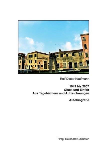 1942 bis 2007 Glück und Einfalt Autobiografie, die politische, gesellschaftliche und persönliche Ereignisse von 1942 bis 2007 einschließt. “Die Autobiografie ist Verweilen und Nuancen mithören bei Weggefährten, ist Begegnung bei behutsamen Gesprächen, bei anteilnehmender Begleitung, ist Mitteilungskultur mit dramatischer Entlarvung, ist strammes Gehen, Entfernungen überwinden, Nähe suchen.“ Jacobo Umberto Troni, Rom „Grandios, das Bild des Gentiluomo Puntello, ein Portrait, wie ein Denkmal aus bewegter Zeit.“ Herwig Burgeff „Was ich lesen durfte, ist ein wirklich spannendes Buch, eine äußerst markante, eindrucksvolle und reichhaltige Biographie.“ Prof. Dr. Norbert Huppertz „Ich war wie erschlagen von der farbigen und humanen Vita, die Rudolf im eigentlichen Sinn des Wortes erlebt hat“. Prof. Dr. Walter Hoeres „Höchst ungewöhnlich, informativ, facettenreich. An ein paar Stellen läuft es einem kalt über den Rücken.“ Prof. Dr. Hans Maier