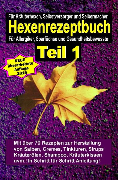 IDEAL für Kräuterhexen, Selbstversorger, Selbermacher, Allergiker, Sparfüchse und Gesundheitsbewusste! Dieses Buch gibt es auch als Ebook! Hexe Maria Hexenrezeptbuch Teil 1 Salben, Öle, Cremes, Tinkturen, Shampoos Für Kräuterhexen, Selbstversorger, Selbermacher, Allergiker, Sparfüchse und Gesundheitsbewusste! Mit über 70 Rezepten zur Herstellung von Salben, Cremes, Tinkturen, Shampoo, uvm, in einfacher Schritt für Schritt Anleitung. Ab jetzt kann es jede/r! Kleine Kurse, mit rund 70 Rezepten zur Herstellung von Salben, Cremes, Tinkturen, Shampoo, uvm... in Schritt für Schritt Anleitung! In diesem Buch wird in Schritt für Schritt Anleitung erklärt, wie man ganz einfach hochwertige Salben, Cremes, Tinkturen, Shampoo, Pesto, Sirup und sogar Kräuterkissen selber machen kann! Das erlernte Wissen kann direkt, anhand der Rezepte, in die Tat umgesetzt werden. Kennen Sie auch bereits die anderen 5 Rezeptbücher oder das "Komplette Buch der Schatten" wo alle 6 Teile in einem Buch sind?