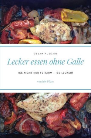 Neu: überarbeitete 3. Auflage in Farbe mit vielen neuen Rezepten! Im November 2017 war es für mich vorbei. Ich hatte starke kolikartige Schmerzen im Oberbauch. Ich wollte mich nur noch in Embryonalhaltung ins Bett legen und sterben. Mein Arzt diagnostizierte Gallensteine (die mich das halbe Jahr vorher auch schon lahmgelegt hatten, ohne dass ich davon gewusst hätte). Ende November wurde meine Gallenblase operativ entfernt. Zwei Tage später wurde ich mit dem netten Rat, ich solle doch in Zukunft fettarm essen, aus dem Krankenhaus entlassen. Dieser Hinweis war natürlich äußerst hilfreich (man nehme meinen Sarkasmus zur Kenntnis). Fett war bisher ein wichtiger Teil meiner Ernährung. Der menschliche Körper braucht Fett. Und besonders Frauen benötigen jeden Tag eine bestimmte Menge Fett, um gesund zu bleiben. Und jetzt sollte ich plötzlich fast kein Fett mehr essen? Gut, ich fand ziemlich schnell heraus, dass zu viel Fett meinem Körper tatsächlich nicht gut tut. Da die Leber zwar noch laufend Galle produziert, dieses aber nicht in der Gallenblase gesammelt werden kann, falls der Körper mal mehr Fett zu verdauen hat, hatte das unerfreuliche Auswirkungen auf meine Verdauung. Da ich gerne koche, war das für mich natürlich nicht das Ende. Ich hab mich einfach durchprobiert und ausgetestet, was mein Körper verträgt. Dabei habe ich viele Gerichte, die ich vorher schon gerne gekocht habe, einfach etwas abgeändert bzw. fettreiche Zutaten durch magere ausgetauscht. Heraus kam dabei eine kleine Rezeptsammlung, die ich euch nicht vorenthalten will.