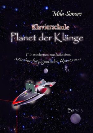 "Planet der Klänge 1, 2 und 3" ist eine innovative Klavierschule, die den Anspruch hat, Kindern das Klavierspielen näherzubringen und sie von die wundervolle Kraft der Musik zu begeistern. Wer möchte nicht gerne mit Dino und Schmetterling um die Welt reisen, auf der Suche nach neuen Klängen, die Abenteuer der beiden Freunde miterleben und ganz nebenbei neue Musikrichtungen aus verschiedenen Ländern und Kulturen kennen lernen? Die drei Bände "Planet der Klänge" enthalten eine bunte Mischung ganz unterschiedlicher Stücke. Wir werden durch eine afrikanische Landschaft mit Elefanten geführt, tauchen ein in die Atmosphäre einer mittelalterlichen Burg mit Pferdegeklapper, hören am Big Ben die Uhrzeit schlagen und sind mit einer Zeitmaschine unterwegs. Bei Regen im Frühling oder dem Rauschen der Nordseewellen erleben wir Natur von ihrer musikalischen Seite. Die Texte und Kompositionen sind an die Erlebniswelt von Kindern angepasst. Im dritten Band von „Planet der Klänge“ kannst Du die außergewöhnlichen Freunde Dino und Schmetterling auf ihrer spannenden und musikalischen Zeitreise begleiten. Sie entwickeln eine Zeitmaschine, mit der sie ins Mittelalter gelangen. Mit Hilfe von modernen Klängen befreien sie einen verzauberten Prinzen und feiern schließlich in einer mittelalterlichen Burg eine königliche Hochzeit. Die Kompositionen rufen in Verbindung mit der Geschichte bunte Fantasiebilder hervor. Sie erzeugen feine Stimmungen von Klassik und Romantik und bieten Zugang zu den Welten populärer Stile wie z. B. Pop, Fusion und Rock. Lass` Dich von der Musik begeistern und erlebe selbst den Flair dieses modernen Märchens! Dieses Buch ist für Jugendliche und Jugendgebliebene von ca. 12 bis 99 Jahren geeignet. Hörproben zum Werk finden Sie auf www.milasonore.de.