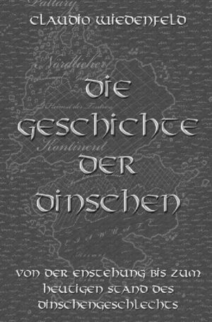 Ein Begleitwerk zu den Tal'ahn- Chroniken. Die Geschichte der Dinschen berichtet über die Entstehung des Dinschen und seine Weiterentwicklung bis zum bis zu den Kibrin und Tentron. Es wird erzählt, wie ein großes stolzes Volk sich entzweit und im Laufe vieler Jahre sich hassen lernt. Es wird erzählt, wie es dazu kam, dass die Kibrin ihr Leben in der Eiswüste fristen mussten, während die Tentron das warme Klima im Norden genossen. Fünf große Kriege wurden geführt. Einer schlimmer als der nächste. Während das eine Volk immer stärker wird, gab es von dem andern nur noch wenige. Hier endet die Geschichte der Dinschen und das Buch An- In Tafan beginnt.