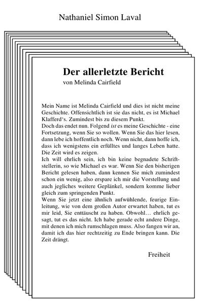 Melinda Cairfield lebte ein recht gewöhnliches, um nicht zu sagen tristes Leben, zusammen mit ihrer Schwester Mina. Zumindest bis zu dem Tag, an dem sie den berühmten Schriftsteller Michael Klafferd traf, der ihre gesamte Welt auf den Kopf stellte. Er zog sie heraus aus dem Grau des Alltags, nur um dann wieder aus ihrem Leben zu verschwinden. Seit jener Begegnung fragt sie sich, wie es nun weitergehen soll, sinniert über ihr Leben, über ihre Vergangenheit. Bis sie dann die Entscheidung trifft, erneut Kontakt zu dem Mann zu suchen, der sie aus dem dunklen Loch befreit hat. Was sie zu diesem Zeitpunkt noch nicht weiß: Michael Klafferd ist alles andere, als ein gewöhnlicher Mensch und schon bald wird die junge Frau, zusammen mit ihrer Schwester in Ereignisse gezogen, die sie sich in ihrem Leben nicht erträumt hätte. Schon bald werden sie Teil von etwas Größerem, etwas, dass der berühmte Schrifsteller und ehemalige, sogenannte "Vermittler" ins Rollen gebracht hat. Sie nehmen sich seines Vermächtnisses an und ziehen hinein, in eine scheinbar aussichtslose Schlacht, gegen Mächte, einflussreicher und gefährlicher, als je ein Mensch - ein Sterblicher - sein könnte.