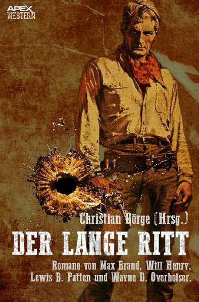 Die von Christian Dörge zusammengestellte und herausgegebene Sammlung DER LANGE RITT enthält vier ausgesuchte und klassische Spitzen-Romane US-amerikanischer Autoren, perfekten Lesestoff also für alle Western-Fans und Leser der Reihe APEX WESTERN: DIE KILLER VON DER SKULL MESA von Wayne D. Overholser, DER LANGE RITT von Max Brand, DER TAG, AN DEM FORT LARKING FIEL von Will Henry sowie DUELL IN MESILLA von Lewis B. Patten. Ergänzt wird dieser Band durch eine bibliographische Notiz von Dr. Karl Jürgen Roth.