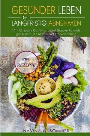 ★★ Wie Sie gesund abnehmen durch Clean Eating und Superfood ★★ Ganz einfach gesünder leben und dabei langfristig abnehmen mit der richtigen Ernährung und besonders nährstoffreichen Lebensmitteln. Sie möchten gerne gesund abnehmen? Sie möchten Ihren Körper mit wichtigen Vitaminen und Nährstoffen versorgen? Sie möchten sich gut fühlen, fit sein und ganz nebenbei an Gewicht verlieren? All das ist kein Problem. Mit den richtigen Lebensmitteln und Superfoods können Sie eine Ernährungsumstellung ganz einfach umsetzen. Sie können langfristig abnehmen ohne Diät und ohne Kalorien zählen. Auch hungern müssen Sie beim Ernährungskonzept "Clean Eating" nicht. Erfahren Sie in diesem hilfreichen Ratgeber: ❖ was das leckere Konzept "Clean Eating" eigentlich ist ❖ warum Clean Eating keine Diät ist ❖ welche leckeren Lebensmittel beim Clean Eating auf dem Speiseplan stehen ❖ was die nährstoffreichen Superfoods eigentlich sind ❖ wie Superfoods beim Abnehmen helfen ❖ welche heimischen und exotischen Superfoods es gibt ❖ wie Sie langfristig abnehmen ohne Diät ❖ viele leckere Clean Eating Rezepte mit Superfoods ❖ und vieles, vieles mehr! "Gesünder leben & langfristig abnehmen" ➨ starten Sie noch heute! Nutzen Sie die Chance für mehr Gesundheit, eine "saubere" Ernährung und ein besseres Körpergefühl! Erreichen Sie eine gesunde und langfristige Gewichtsabnahme und mehr Energie im Alltag!