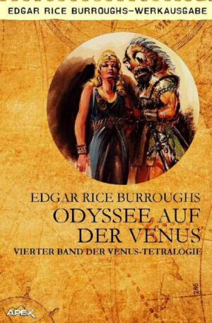 Der amerikanische Astronaut Carson Napier, dessen Raumschiff auf der Venus zerschellte, ist mehr denn je auf seine Findigkeit und Intelligenz angewiesen, um die Gefahren des wilden, urzeitlichen Planeten zu meistern. Gemeinsam mit Prinzessin Duare, seiner Gefährtin, geht er auf die Suche nach dem Land, das ihnen Asyl gewährt. Auf ihrem Weg lauern Sklaverei und Tod... Der Amtor- oder Venus-Zyklus von Edgar Rice Burroughs gehört zu den bekanntesten Science-Fiction-Romanen des Tarzan-Autors. In seiner Reihe APEX SF-KLASSIKER veröffentlicht der Apex-Verlag diese vier Romane aus durchgesehene Neu-Ausgabe (in der Übersetzung von Thomas Schlück). Der fünfte Band, DER ZAUBERER DER VENUS, erscheint als deutsche Erstveröffentli-chung.