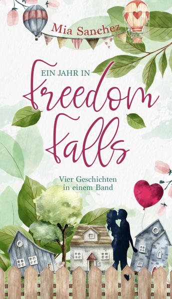 Erlebe ein Jahr in Freedom Falls - vier Geschichten in einem Band! Erlebe gemeinsam mit Melody, Natascha, Leonie und Sara die Suche nach der wahren Liebe in der wunderbaren Kleinstadt Freedom Falls. Schneeflockenküsse: Melody Melody verbringt Weihnachten gemeinsam mit ihren Freundinnen in dem verschlafenen Örtchen Freedom Falls. Doch der winterliche Urlaub verläuft anders als erwartet. Der heißbegehrte Schnee, der dringend für den Schiurlaub benötigt wird, fällt einfach nicht. Stattdessen herrschen laue Temperaturen. Und das, obwohl der Wettermann von Kanal 5 doch Schnee versprochen hat. Wie es das Schicksal will, verbringt auch Ted, der Wetterfrosch, die Feiertage in Freedom Falls.Wie wird Ted auf Melodys Anschuldigungen, er hätte ihren Urlaub ruiniert, reagieren? Herz, Kuss, Liebe: Natascha Natascha will den Valentinstag nicht alleine verbringen und besucht kurzentschlossen ihre Freundin Sara in Freedom Falls. Doch das ist nicht der einzige Grund, der sie in das winzige Städtchen treibt. Ihr letzter Urlaubsflirt, ein unwiderstehlicher Typ, lebt auch in Freedom Falls und Natascha erhofft sich ein prickelndes Wiedersehen mit ihm.Doch die Begegnung verläuft anders als erwartet. Nataschas Traummann verhält sich seltsam, denn er verbirgt ein unglaubliches Geheimnis. Während der Valentinstag immer näher rückt, versucht Natascha, das Rätsel rund um seine geheime Identität zu lüften.Auch die Formel für die Wahre Liebe, "Herz-Kuss-Liebe", von der Sara überzeugt ist, versucht Natascha auf ihrer Suche zu ergründen. Drei kleine Worte: Leonie Leonie ist Gast auf einer Hochzeit in dem kleinen Städtchen Freedom Falls. Doch tatsächlich ist sie nicht gerade glücklich über diese Einladung. Denn der Bräutigam ist Leonies Ex, für den sie unerwarteterweise immer noch etwas empfindet.Gemeinsam mit ihren Freundinnen Melody, Sara und Natascha schmiedet sie einen Plan. Martin, der freche Stallbursche des Hotels, den Leonie aber überhaupt nicht ausstehen kann, soll ihr dabei helfen, ihren Exfreund wieder zurückzugewinnen.Doch ihre Freundinnen führen etwas ganz anderes im Schilde ... Alle guten Dinge sind Zwei: Sara Sara liebt Andreas. Und Andreas liebt Sara. Normalerweise ...Sara will die Zweisamkeit, die ihr und Andreas noch bleibt, in vollen Zügen genießen. Doch seit geraumer Zeit geht Andreas ihr aus dem Weg.Saras Welt steht, dank des seltsamen Verhaltens ihres Freundes, Kopf. Genau jetzt, da ihre Hormone aufgrund der Schwangerschaft sowieso schon verrückt genug spielen.Dieses Leid beklagt Sara bei ihren drei besten Freundinnen Melody, Natascha und Leonie. Während die Freundinnen wilde Vermutungen darüber anstellen, was mit Andreas nicht stimmen könnte, bemerkt Sara, dass auch andere Einwohner des Städtchens Freedom Falls ein durchaus seltsames Verhalten an den Tag legen. Die Suche nach der Lösung des Problems beginnt im altbekannten Hotel ...Doch während die Suche immer mehr Fragen als Antworten für die Freundinnen parat hält, ergibt sich ein neues, bisher unerwartetes Problem.Wo genau steckt eigentlich Andreas? Genieße vier Teile der beliebten "Freedom Falls"-Reihe in einem Buch. Endlich auch als Taschenbuch erhältlich!