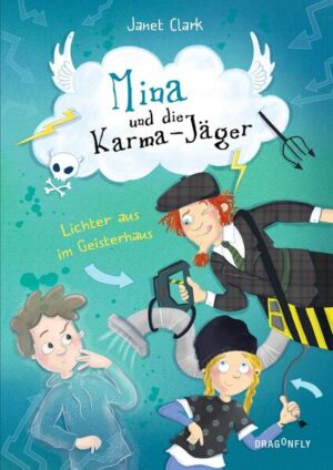 Klugscheißer- Geist trifft auf Girlpower! Mina wird Klugscheißer- Geist Julius einfach nicht los. Auch nach zwei erfolgreich gelösten Missionen müssen noch mehr Karma- Punkte her. Wie gut, dass der dritte Fall schon vor der Tür steht: Die Karma- Jäger müssen das Geisterhaus retten! Obwohl Minas Freunde einen falschen Spuk nach dem anderen zünden, hat sich ein Käufer gefunden - und der soll schleunigst vertrieben werden. Julius liebt die neue Mission: Jetzt wird er beweisen, dass er als echter Geist mehr bewirken kann als so ein bisschen Pseudo- Grusel. Aber der neue Fall hält noch einige Überraschungen vor ihn bereit ... Der dritte Fall der Karmajäger- Reihe von Bestsellerautorin Janet Clark!