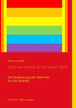 Homosexualität stand lange Zeit unter Strafe, galt lange Zeit als Krankheit und ist noch immer ein Thema, das gerne mal tabuisiert wird. Jene Frage im Titel dieses Buches ist sowohl provokativ als auch ironisch: Gott, wie findest du schwulen Sex? Sie dient dem Autor einerseits dazu, die Diskussion zum Thema Homosexualität innerhalb der Kirche und Gesellschaft fortzuführen. Andererseits dient sie ihm auch als Ausgangspunkt zum Thema Wahrheitsfindung. Mit seiner Definition von Wahrheit ruft der Autor zu Toleranz Verständigung und einem gemeinsamen Weg in die Zukunft auf.