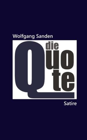 Seit Jahresbeginn gilt die von der Tansania-Koalition erlassene neue gesetzliche Quotenregelung. Danach müssen Leitungspositionen im öffentlichen Dienst und in Vereinen mit Hilfe eines komplizierten Verteilungsschlüssels vergeben werden. So trifft es auch den Modell-Eisenbahn-Klub Lischda, der von der Agentur für Gleichstellung und Quotierung aufgefordert wird, seinen jüngst gewählten Vorsitzenden Fabian Flasch gegen eine Person auszuwechseln, die folgende Kriterien erfüllt: weiblich, Alter zwischen 30 und 40, Migrationshintergrund Südostasien. Andernfalls drohe die Auflösung des Klubs. Als sich die Vereinsmitglieder bereits mit dem scheinbar Unvermeidlichen abgefunden haben - welche Frau dieses Alters interessiert sich schon für Modelleisenbahnen? - meldet sich die schöne Philippinin Maria Estrella. Ihre Wahl leitet eine völlig unerwartete Entwicklung ein, an deren Ende eine ganz andere Gesellschaft stehen könnte. "Die Quote" beschreibt auf satirische Weise, wohin gut gemeinte, aber schlecht durchdachte Maßnahmen - hier mit dem Ziel, "soziale Gerechtigkeit" auf Biegen und Brechen herzustellen - mitunter führen.