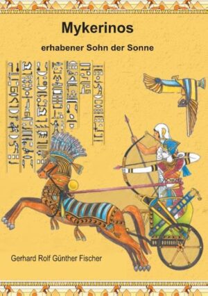 Pharao Mykerinos ist der Erbauer der dritten und der kleinsten der drei Pyramiden bei Gizeh. Das Leben dieses Pharaos am Ende der Thinitenzeit, seiner Söhne, seiner Familie, das Schicksal des Hyksosmädchens Anchesantitlon zieht sich wie ein roter Faden durch die alt ägyptische Geschichtsschreibung und berichtet uns von seinen Heeres Schlachten vor Memphis und vor Theben. Die Ureltern der Menschheit Adam und Eva tauchen vor unseren vergeistigten Augen auf. Die Seeschlacht vor Bubastis. Der Wiederaufbau nach einem verheerenden Erdbeben der Stufen Pyramide vor Sakkara. Die Hilfe der weissen Annunaki mit ihren Himmelswagen. Bau der Mykerinos Pyramide, dann die Flucht aus den Irrgängen des steinernen Grabmahles heraus in die Freiheit und die Rückkehr zu den Hirten Völkern der Hyksos in den Sinai.