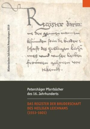 Petershäger Pfarrbücher des 16. Jahrhunderts | Bundesamt für magische Wesen