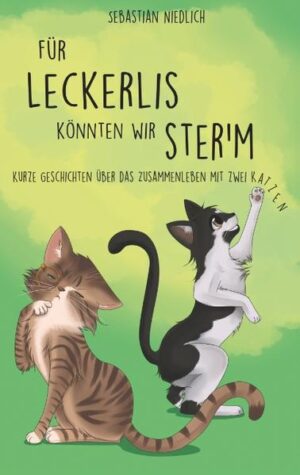 »Fir müssen STER'M!«, heult Simon, die schwarz-weiße Katze, weil es ausnahmsweise mal keine Leckerlis gibt, dabei bekommen sie und ihre Schwester Garfunkel vom Autor Sebastian Niedlich und seiner Frau eigentlich alles. Er hätte selbst nicht geglaubt, dass er als Hundeliebhaber mal mit Katzen zusammenwohnen würde, aber nun hat seine Frau ihn überredet, und ständig fällt den Katzen etwas Neues ein, wie sie ihn bei der Arbeit stören können. Seien es Klagen über Futter, das ihnen nicht schmeckt, die Bewunderung der riesigen katzenartigen Wesen aus »Herr der Ringe«, die sie im Fernseher sehen, der Wettstreit um den höchsten Platz in der Wohnung oder ihre Abenteuer als Superhelden Captain Pellwurst und Superflausch ... ruhig wird es kaum mal in der Wohnung. Kurze Geschichten über das Zusammenleben mit zwei kleinen Katzen und ihre merkwürdige Sicht der Dinge, zusammengetragen vom Autor des Bestsellers »Der Tod und andere Höhepunkte meines Lebens«.