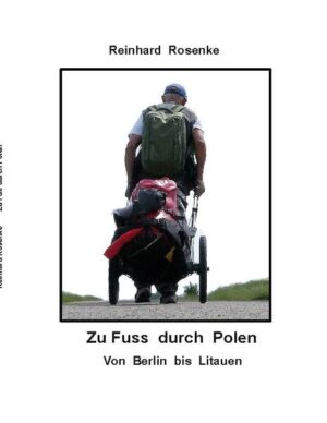 Der 79-jährige Autor wanderte in 7 Wochen (2019) gute 1000 km durch Nord-Polen: von Oderberg nördlich von Berlin bis Suwalki an der litauischen Grenze. Sein Gepäck zieht er auf einer Art Sulki hinter sich her. Er hat viele freundliche Begegnungen, schläft meist im Zelt, erlebt Hitze, Kälte, Regen, Starkgewitter. Das alles erzählt er in Wort und Bild.