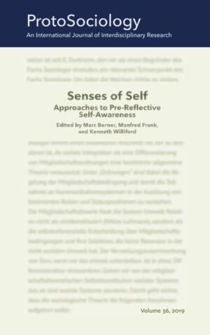 Senses of Self: Approaches to Pre-Reflective Self-Awareness | Bundesamt für magische Wesen