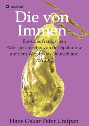 Sittengemälde als Abenteuer- und Schicksalsroman. Dem 1963 in der Bundesrepublik geborene Gerun von Immen, Wirtschaftswissenschaftler und Diplomat, sind wie vielen seiner Altvorderen atavistische Erberinnerungen angeboren. Vor dem Hintergrund historischer Fakten eröffnet sich durch diesen das Epos seiner uradeligen, fränkischen Blutlinie. Ab dem 5. Jh. der Merowinger im Frankenreich bis in die Deutsche Geschichte und bundesdeutsche Wirklichkeit. Lebensumstände, Hintergründe und deren dramatischen Folgen werden in Details geschildert. Aber es bleibt auch Zeit für sehr private Romanzen, welche als Stoff des Lebens schon zur Zeit der Altvorderen zum Lebensinhalt gehörten. Dabei steht die Vita des charismatischen Protagonisten Gerun von Immen im Mittelpunkt. Dessen erotische Romanzen und berufliche Faszinationen werden offen gelegt. Sind diese doch die treibenden Kräfte, welche ihn so ungewöhnlich herausheben von dem Zeitgeist in den Jahren bis 2013. Ob seine Amouren auf einer Weltreise zur Liebe seines Lebens führen - das steht auch geschrieben.