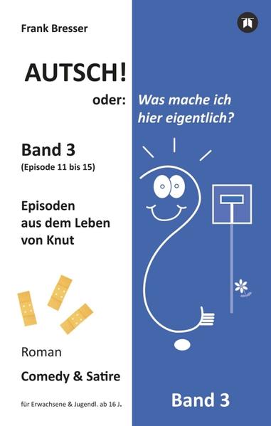 Comedy & Satire (Roman, 3. Band) Knut Pfosten ist ein armer, naiver Tollpatsch, der sein Glück sucht und stets mit höchster Zuverlässigkeit und Bravour volle Breitseite gegen die Wand fährt. Gnadenlos bestraft das Leben ihn mit dem Leben, und er fragt sich immer wieder: »Was mache ich hier eigentlich?« Doch Achtung - ein Knut ist nicht zu unterschätzen. Er lässt sich seine Hoffnung auf die große Liebe, Freundschaft und Geborgenheit im Leben niemals nehmen und hält das Fähnchen des Lebens und der Liebe weiter hoch. Täuscht also der erste Eindruck, und es ist vielleicht doch noch was drin für Knut? Dies ist der dritte Band (Episode 11 bis 15) der vierbändigen Comedy-&-Satire-Roman-Buchreihe von Frank Bresser. (für Erwachsene & Jugendl. ab 16. J.)