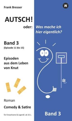 Comedy & Satire (Roman, 3. Band) Knut Pfosten ist ein armer, naiver Tollpatsch, der sein Glück sucht und stets mit höchster Zuverlässigkeit und Bravour volle Breitseite gegen die Wand fährt. Gnadenlos bestraft das Leben ihn mit dem Leben, und er fragt sich immer wieder: »Was mache ich hier eigentlich?« Doch Achtung - ein Knut ist nicht zu unterschätzen. Er lässt sich seine Hoffnung auf die große Liebe, Freundschaft und Geborgenheit im Leben niemals nehmen und hält das Fähnchen des Lebens und der Liebe weiter hoch. Täuscht also der erste Eindruck, und es ist vielleicht doch noch was drin für Knut? Dies ist der dritte Band (Episode 11 bis 15) der vierbändigen Comedy-&-Satire-Roman-Buchreihe von Frank Bresser. (für Erwachsene & Jugendl. ab 16. J.)