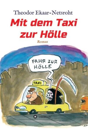 Wenn jemand seit 30 Jahren als Taxifahrer im Ruhrgebiet arbeitet, dann hat er etwas zu erzählen. Theo tut das und plaudert ungehemmt aus seinem Nähkästchen: ... und zwar in allen Belangen! Wie er Taxifahrer wurde, was er durchlebt hat, wie die Branche funktioniert, wie er persönlich die Wiedervereinigung erlebte und wie sich die Zeiten ändern. Mit dem Taxi zur Hölle ist ein histo-autobiografischer Roman des 1968 in Dortmund geborenen Theodor Ekaar-Netsroht. Er schildert die Lebensgeschichte des Dortmunder Taxifahrers Theo, von 1988 bis heute. Theos Lebensmittelpunkte sind Dortmund, Mecklenburg und im geringeren Maße auch Fuerteventura. Der 1968 in Westdeutschland geborene Theo jobbt in jungen Jahren als Taxifahrer. Aus der Übergangslösung wird dann, wider seiner eigentlichen Vorstellungen, eine Dauerbeschäftigung. Im Laufe seines Lebens kehrt er immer wieder zur Taxibranche zurück: als nebenberufliche Aushilfe, als hauptberuflicher Fahrer und sogar als selbständiger Unternehmer. Sowohl seine Erlebnisse und Eindrücke rund um dieses Milieu, als auch seine zeitgeschichtlichen und privaten Lebensereignisse fließen in diese Geschichte ein. Der Roman basiert komplett auf wirkliche Erlebnisse des Autors und bietet eine angenehme Unterhaltung mit teils humorvollen, aber auch ernsten und tragischen Abschnitten.