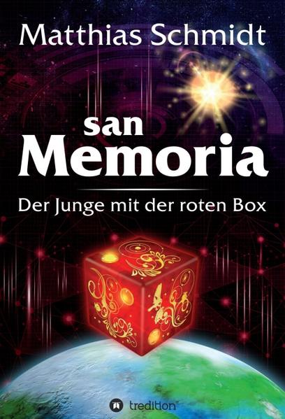 "sanMemoria - Der Junge mit der roten Box" ist ein Fantasy-Roman und beschreibt den Aufbruch in ein grosses Abenteuer. Tom, ein ganz normaler 12-jähriger Junge, lebt zusammen mit seiner Zwillingsschwester Anna und seinen Eltern in einem beschaulichen Ort. Am liebsten spielt er mit seinem besten Freund Andy Videospiele. Er brennt darauf, sein neues und mühsam zusammengespartes Spiel „sanMemoria“, in dem verschiedene Insignien erobert werden müssen, endlich spielen zu können. Doch dann entdeckt er eine seltsame rote Box auf seinem Schreibtisch, die ihn sofort in seinen Bann zieht. Die rote Box, die lediglich für ihn sichtbar ist und immer verschwindet, sobald sich jemand in der Nähe aufhält, offenbart mit der Zeit immer mehr Geheimnisse, deren Spuren er nachgeht. Als dann auch noch die erste Insignie real in seinem Zimmer erscheint, ist das Chaos perfekt.