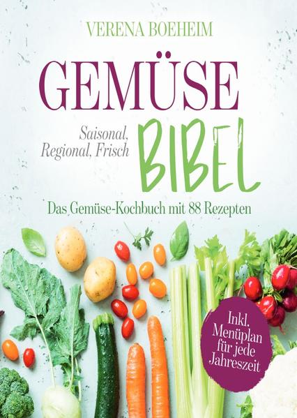 ES IST AN DER ZEIT, GEMÜSE ZUM MITTELPUNKT VOM TÄGLICHEN GENUSS ZU MACHEN !! Nicht irgendein Gemüse, sondern Sorten, die in unserer Heimat wachsen und voller feinem Geschmack und guten Inhaltsstoffen stecken. Kurze Wege und naturnahe Anbaubedingungen holen alte Sorten zurück in den Mittelpunkt des Interesses. Direkt vom Feld in den Handel stecken die Knollen und das junge Grün voller Vitamine. Dieses Buch holt regionale Produkte vor den Vorhang und bietet Rezeptideen, die unsere Gemüseschätze schnell und unkompliziert zu feinen Leckereien machen. Tipps zum Einkauf sowie zur Lagerung sorgen dafür, dass am Ende kaum ein Rest bleibt. Insgesamt 88 Rezepte die an den individuellen Geschmack angepasst werden können und sich für ein zusätzliches Mittagessen im Büro eignen! Aus jahreszeitlichen Suppen, Hauptgerichten und Desserts lassen sich Menüs für besondere Tage oder Gäste zusammenstellen, die voller gesunder Inhaltsstoffe stecken und überraschend einfach in der Zubereitung sind. Die Gemüsebibel liefert Leichtigkeit und zeigt eine unkomplizierte und alltagstaugliche Ernährung auf der Basis von Gemüsesorten die naheliegend und sogar im kleinen Haushalt leicht umzusetzen sind. Es ist eine Reise zurück zu den „Wurzeln“ mit dem Wissen um die Anforderungen des heutigen Alltags und dem Anspruch an eine gesunde und zeitgemäße Ernährung. INKLUSIVE MENÜPLAN FÜR 8 PERSONEN FÜR JEDE JAHRESZEIT !! INKLUSIVE 18 REZEPTE-SEITEN ZUM EINTRAGEN EIGENER REZEPTE UND REZEPTE-NOTIZEN !!