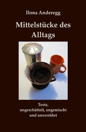 Wo gehen die Gedanken hin, wenn sie gedacht wurden? Was ist die Trinität der Farben und was hat es mit der Karawane der Plastikdächer auf sich ...? Dieses Buch handelt von Dingen, die uns täglich begegnen. Von Begebenheiten, die wir selber kennen, die aber durch diese Texte zu neuem Betrachten und Nachdenken anregen. Alltäglich, aber nicht banal. Bekannt, und doch neu. Bemerkt, aber noch nie so betrachtet. Lassen Sie sich überraschen von den „Mittelstücken des Alltags“.