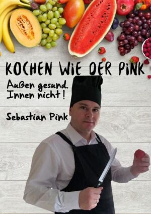 Kochen wie der Pink Außen gesund, Innen nicht! Meine Lieblingsrezepte in einem Buch : - Frühstück - Vorspeisen - Hauptspeisen - Desserts In diesem Kochbuch sind wirklich abwechslungsreiche Rezepte zum kochen drin. Vom Frühstück bis zum Dessert ist alles dabei. Für zu Hause in der Küche, genau das richtige. Wie macht man Döner? Wie mache ich eine Pizza selbst? Wie bereite ich Chilli Con Carne zu? In diesem Buch erfahrt ihr es und noch viel mehr!