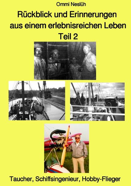 Der 99jährige Autor kam 1921 in einer armen Zeit zur Welt. Seine Kindheit verbrachte er an der Ostseeküste auf der Grenze zwischen Mecklenburg und Vorpommern in einer Landschaft mit alter Seefahrertradition. Nach einer Lehre als Kraftfahrzeughandwerker begeisterte er sich früh für das Fliegen. Er erzählt im 1. Teil des Bandes vom Beginn seiner Seefahrt als Ing-Assi vor und während des Krieges auf verschieden Dampfern und über seine Kriegserlebnisse als Pilot der Luftwaffe. Es gelang ihm unter dramatischen Umständen die Flucht aus französischer Kriegsgefangenschaft. Die Zwangsverpflichtung zum Uranbergbau in Aue entkam er todkrank. Nach dem Kriege ließ er sich zum Taucher ausbilden, erwarb in Wustrow das Seemaschinistenpatent und arbeitete in der DDR-Hochseefischerei. Er flüchtete nach Westdeutschland und kam nach Kiel. In diesem 2. Teil berichtet er als berufener Zeitzeuge spannend über die Waffen- und Wrackbergung der Nachkriegsjahre. Als Bergungstaucher und Sprengmeister war er in verschiedenen Teilen der Welt tätig. Er studierte in Flensburg und erwarb das Patent als Schiffsingenieur in der Großen Fahrt und fuhr weltweit als Schiffsingenieur, zuletzt als Leitender Ingenieur auf großen Schiffen. Später verkaufte er Öl an Reedereien. Die Fliegerei blieb sein Hobby. Mit Segelflugzeugen und später Ultraleichtflugzeugen unternahm er weltweit Flüge.