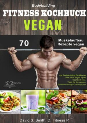 Maximale Leistung durch die vegane Sporternährung.  100% Pflanzenkraft für einen effektiveren Muskelaufbau, eine schnellere Regeneration & mehr Energie!  Eignet sich die vegane Ernährung überhaupt für den Aufbau von Muskelmasse? Und ist sie eigentlich vollwertig? Die Antwort lautet: Ja! Das ist mittlerweile wissenschaftlich bewiesen, nicht umsonst stellen immer mehr Kraft- und Profisportler ihre Ernährungsweise auf eine reine Pflanzenkost um… Die vegane Ernährung bietet zudem viele Vorteile gegenüber der Mischkost, die gerade für Sportlerinnen und Sportler äußerst interessant sind.  In diesem Buch klärt sie der begeisterte Kraftsportler und ausgebildete Ernährungsberater David S. Smith über die vegane Ernährung sowie das richtige Training auf. Sie erhalten neben den 70 besten Rezepten zur veganen Bodybuilding Küche zusätzlich bewährte Trainings- und Ernährungsstrategien, mit denen Sie in kürzester Zeit beste Erfolge erzielen können.