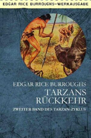 Schnell durchschaut Tarzan die glänzende Fassade der Zivilisation und kehrt angewidert in seine heimatliche Wildnis zurück. Hier kommt er gerade zur rechten Zeit, um Jane Porter, eine bezaubernde junge Amerikanerin, zu befreien. Aber bevor ihm das gelingt, wird er in tollkühne Abenteuer mit wilden Tieren und blutdürstigen Urwald-Stämmen verwickelt. Und zum ersten Mal kommt Tarzan in die sagenhafte Dschungelstadt Opar mit ihren grauenvollen Opfer-Altären und seltsamen halbmenschlichen Lebewesen - die Stadt der tödlichen Geheimnisse... Der Roman TARZANS RÜCKKEHR erschien erstmals im Dezember 1913 (unter dem Titel THE RETURN OF TARZAN) im NEW-STORY-Magazin. Der Apex-Verlag veröffentlicht TARZANS RÜCKKEHR in der deutschen Übersetzung von Fritz Moeglich, bearbeitet von Christian Dörge.