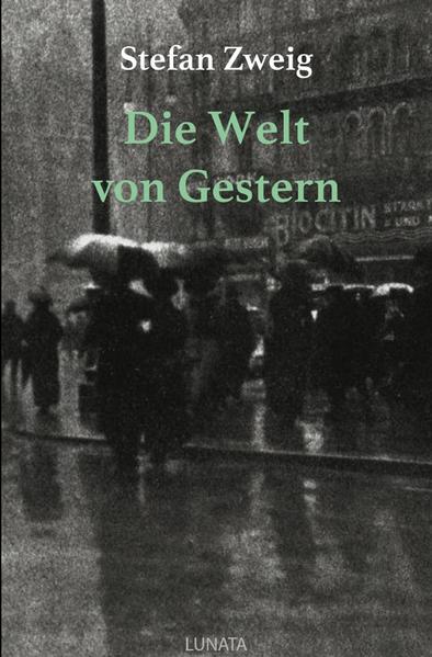 "Die Welt von Gestern. Erinnerungen eines Europäers" ist ein autobiographisch gefärbtes Werk Stefan Zweigs, das kurz vor dem Tod Stefan Zweigs in den Jahren 1939 bis 1941 entstand und in welcher der Schriftsteller zurückblickt auf die Kultur und das Leben im alten Europas, speziell in Wien und der Monarchie Österreich-Ungarns, die Jugend, das Erziehungssystem, die Sexualmoral und das gesellschaftliche Wertesystem.