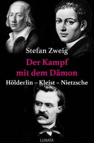 Ein Portät dreier Meister der Literatur und Philosophie. Stefan Zweig porträtiert in diesem Band den Lyriker Hölderlin, den Dramatiker Heinrich von Kleist und den Philosophen Friedrich Nietzsche aus biographisch-psychologischer Sicht und arbeitet die Wirkungsmacht ihres künstlerischen Schaffens heraus als einen speziellen Wesenszug ihres Charakters, der sich in gefühlsmäßiger Maßlosigkeit, Hingabe, Leidenschaft und menschlichem Streben darstellt und sie alle drei zu Besessenen, zu ruhelos Getriebenen machte.