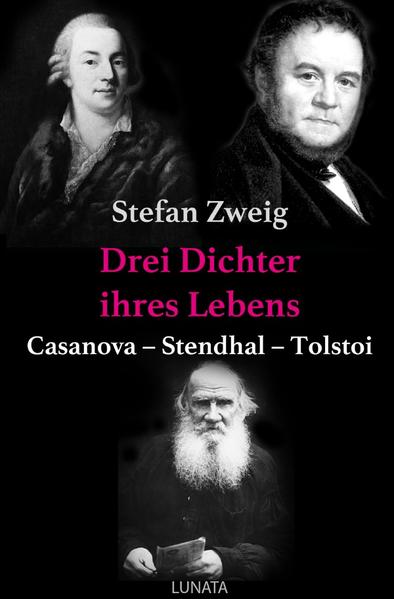 Drei Größen der Weltliteratur im Porträt. Stefan Zweig zeichnet das Leben und Wirken der drei Schriftsteller Giacomo Casanova, Stendhal und Lew Tolstoi nach, zeigt die Selbstdarstellung, die ihr Werk durchzieht, den Blick immer auf das Innenleben gerichtet, und wie sie die literarische Welt veränderten. "Drei Dichter ihres Lebens" ist der letzte Teil des dreibändigen Zyklus "Die Baumeister der Welt", in dem Zweig literarische Größen porträtiert.