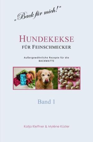 In diesem Buch sind 102 Rezepte für das Hundekeksbacken mit der Backmatte zusammengefasst, fast alle glutenfrei! Es handelt sich um sehr kreative und ausgefallene Rezepte, die man aber trotzdem völlig problemlos nachbacken kann, ohne dafür ein Profibäcker sein zu müssen. Das Basiswissen über das Backen mit der Backmatte sollte allerdings vorhanden sein, da dies nicht Thema des Buches ist! Die Zutaten selber bestimmen zu können, um auf Allergiker, Krankheiten und Unverträglichkeiten ganz gezielt eingehen zu können, und gleichzeitig unabhängig zu sein von industriell hergestellten Leckerchen mit oft unzureichender Inhaltsdeklaration … das ist etwas ganz Wunderbares. Das war auch der Gedankenursprung der beiden Autorinnen. Wer Lust hat auf kreative und nicht alltägliche Rezepte, wie KOKOSHÜHNCHEN AN INGWER, KANINCHEN GRANATAPFEL, ERDBEEREN AN ZIEGENMOUSSE, aber auch auf Klassiker, wie DAS GRUNDREZEPT, ROTE LEBERWURST, „WURM-JÄGER“, GOLDENE SARDINE uvm., ist hier genau richtig. Also, verwöhnt Eure Fellnasen doch mal mit diesen leckeren Kekskreationen. Sie werden diese Abwechslung genießen und jederzeit bestechlich sein, versprochen! Dieses Backbuch im handlichen Taschenbuchformat ist auch ein ideales Geschenk für Hundekeksbäcker, die sich gerne inspirieren lassen und mal etwas Neues ausprobieren möchten. Na dann los ... und ran an die Backmatten! Übrigens ... das beliebte GRUNDREZEPT dieses Bandes stammt aus der Feder von Katja Kleffner, und nicht der des großen Premium-Backmattenherstellers! Schaut gerne auf der Facebook-AUTORENSEITE "Katja Kleffner - Autorin" vorbei. Alle Rezepte können übrigens auch problemlos für AUSSTECHKEKSE verwendet werden! Einfach Flüssigkeit und Mehlmenge anpassen. ✴ Empfohlen in der DOG'S AVENUE 2019 u. 2020 ✴ ✴ Empfohlen in der DOGS Ausgabe 06/2020 ✴