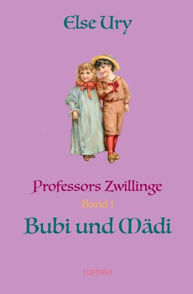 Professors Zwillinge Band 1: Bubi und Mädi. Von Else Ury, der Autorin der berühmten Nesthäkchen-Reihe. Ein zeitloser Klassiker für alt und jung. Bubi und Mädi sind Zwillinge und leben mit ihren Eltern in Berlin Treptow. Bubi, der eigentlich Herbert heißt, ist zwei Stunden älter als Suse, genannt Mädi und hält sich deswegen für viel klüger. Aber während Mädi ein Rabauke ist und lieber mit dem Schaukelpferd ihres Bruders als mit Puppen spielt, hat Bubi auch andere Seiten. Gemeinsam hecken sie allerlei Streiche aus, bis sie zu ihrer strengen Großmutter nach Freiburg geschickt werden.