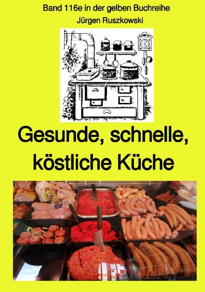 Ein kleines Kochbuch mit gesunden, einfach und schnell zu bereiteten Gerichten: Gemüsepfanne, Gemüsesuppe, Wurst-Ananas-Sauerkraut, Sauerkraut-Obstsalat, Michsuppe, Milchreis oder Quarkauflauf. - Aus Rezensionen: Ich bin immer wieder begeistert von der „Gelben Buchreihe“. Die Bände reißen einen einfach mit. Inzwischen habe ich ca. 20 Bände erworben und freue mich immer wieder, wenn ein neues Buch erscheint. oder: Sämtliche von Jürgen Ruszkowski aus Hamburg herausgegebene Bücher sind absolute Highlights. Dieser Band macht da keine Ausnahme. Sehr interessante und abwechslungsreiche Themen aus verschiedenen Zeitepochen, die mich von der ersten bis zur letzten Seite gefesselt haben! Man kann nur staunen, was der Mann in seinem Ruhestand schon veröffentlicht hat. Alle Achtung!