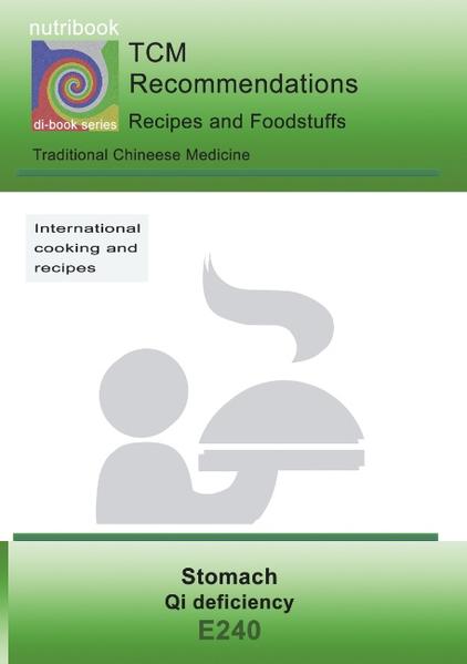 nutribook - nutritional counseling after TCM syndromes - Diet recommendations, recipes and food supplements for supporting the therapy. The recipes help you to cook tasty dishes. All recipes with cooking instructions, calorie indications and description of the effect. The foods are shown in categories recommended, yes, little and no and help you to orientate if your own recipes should be cooked.